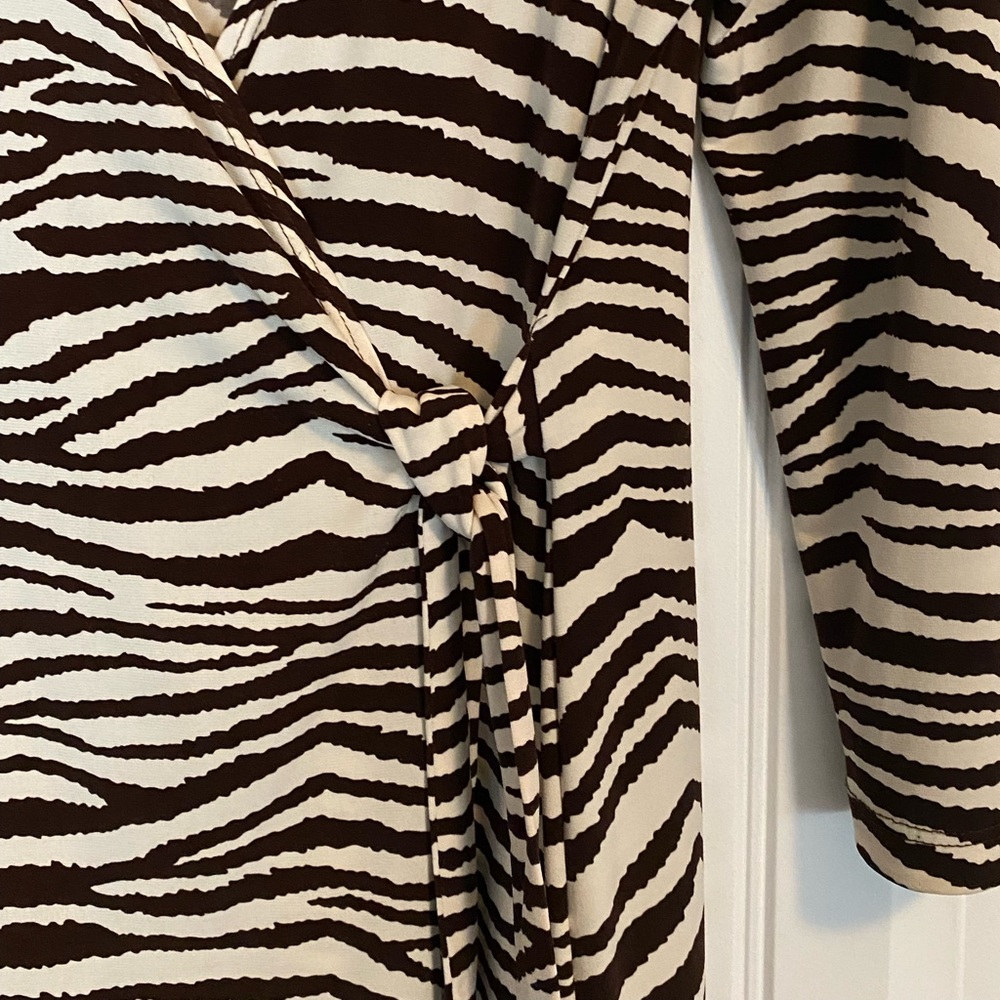 Tiger print dress.